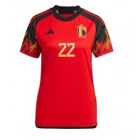 Belgia Charles De Ketelaere #22 Kotipaita Naiset MM-kisat 2022 Lyhythihainen